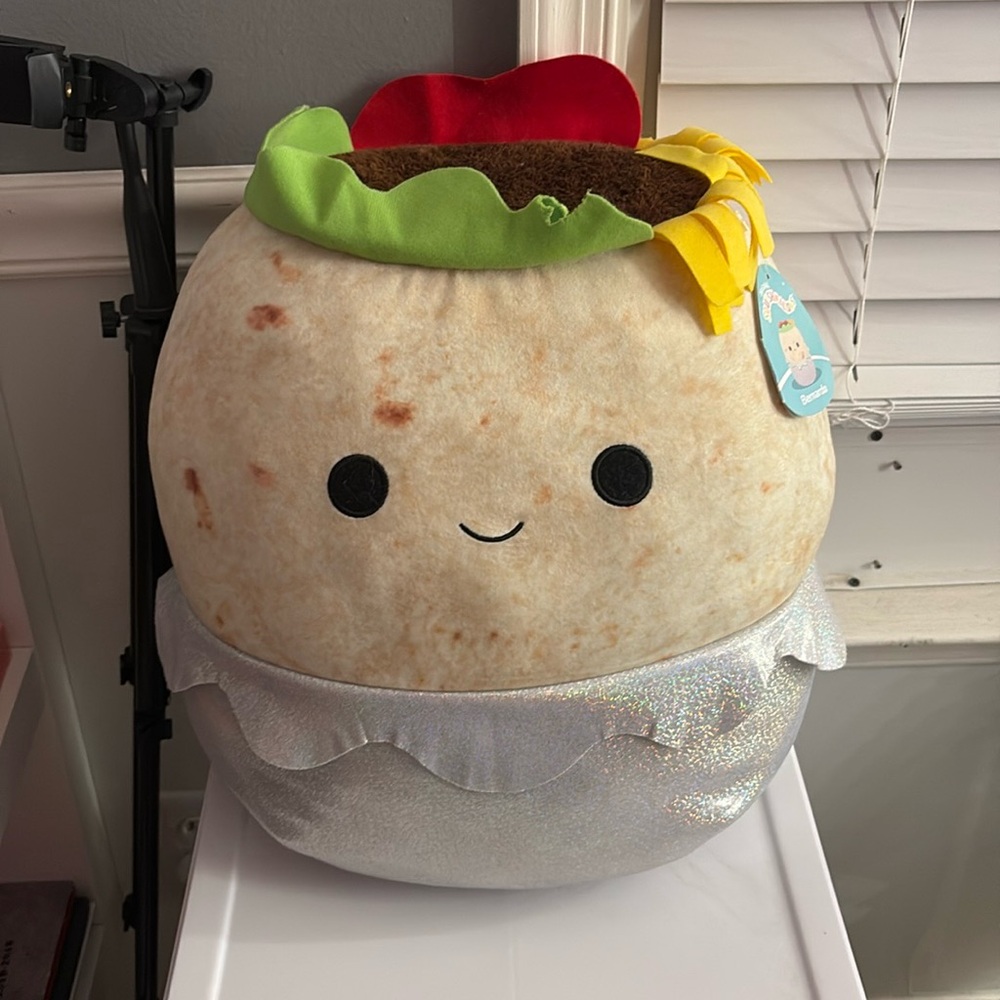 GIANT BURRITO SQUISHMALLOW BERNARDO NWT